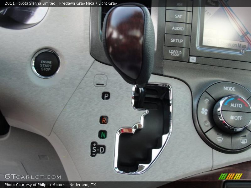 Predawn Gray Mica / Light Gray 2011 Toyota Sienna Limited