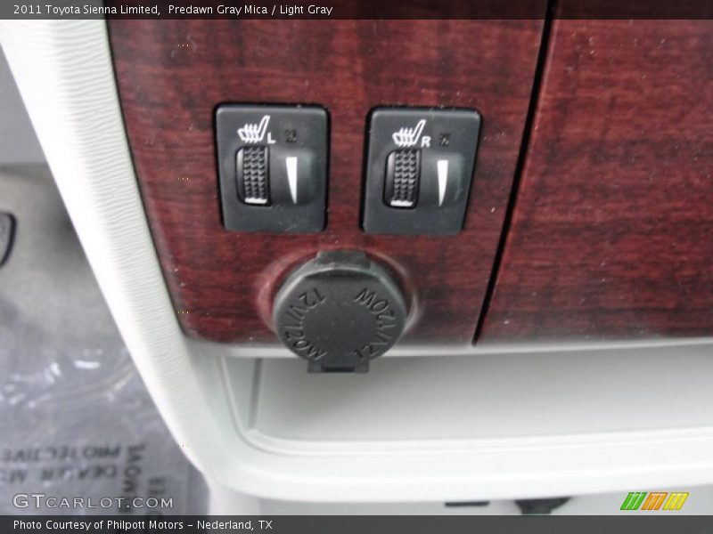 Predawn Gray Mica / Light Gray 2011 Toyota Sienna Limited