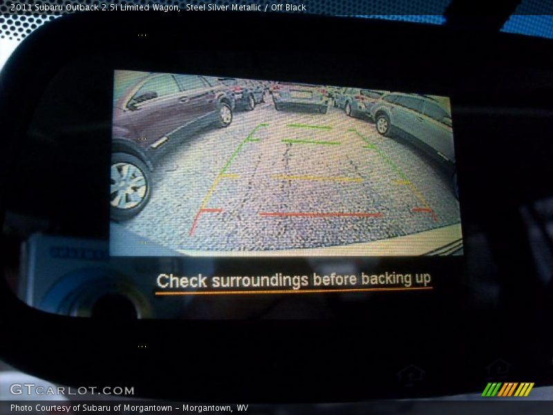Steel Silver Metallic / Off Black 2011 Subaru Outback 2.5i Limited Wagon