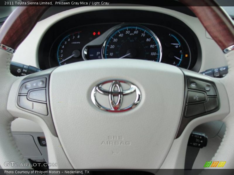 Predawn Gray Mica / Light Gray 2011 Toyota Sienna Limited