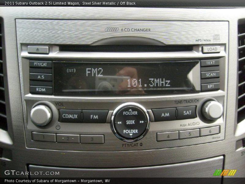 Controls of 2011 Outback 2.5i Limited Wagon