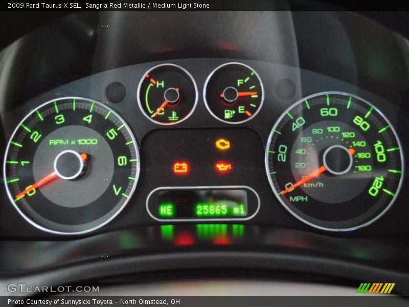  2009 Taurus X SEL SEL Gauges
