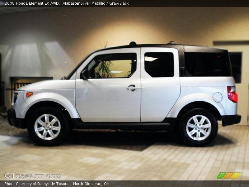 Alabaster Silver Metallic / Gray/Black 2008 Honda Element EX AWD