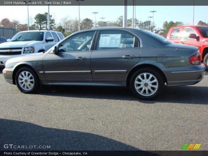 Slate Gray / Black 2004 Hyundai Sonata V6