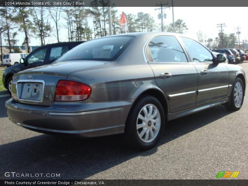Slate Gray / Black 2004 Hyundai Sonata V6
