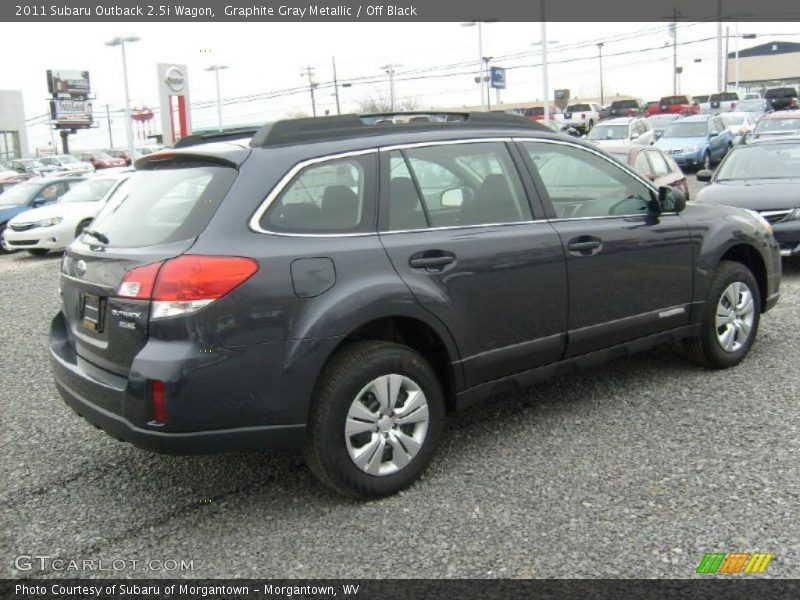 Graphite Gray Metallic / Off Black 2011 Subaru Outback 2.5i Wagon