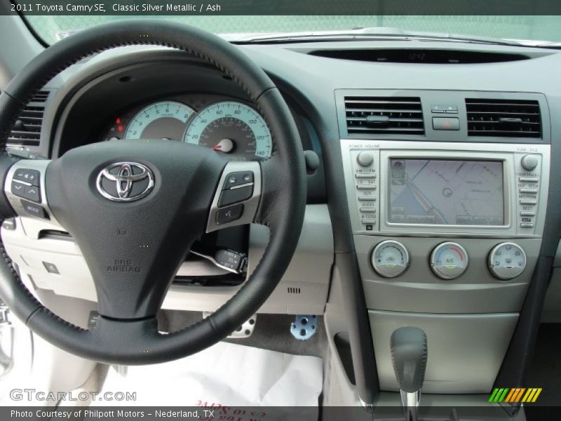 Dashboard of 2011 Camry SE