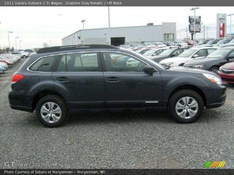 Graphite Gray Metallic / Off Black 2011 Subaru Outback 2.5i Wagon