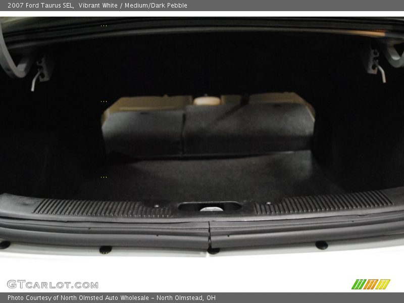 Vibrant White / Medium/Dark Pebble 2007 Ford Taurus SEL