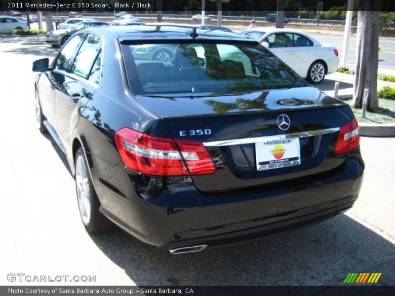 Black / Black 2011 Mercedes-Benz E 350 Sedan