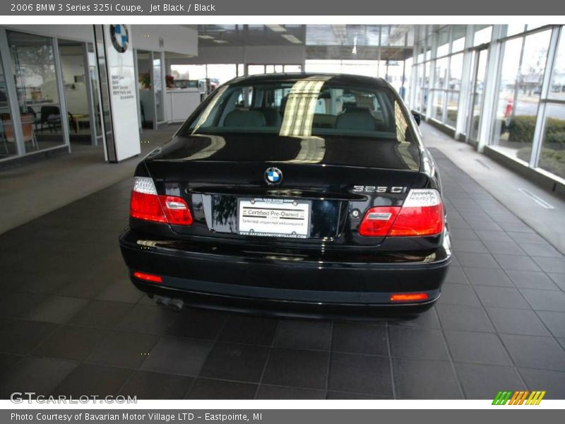 Jet Black / Black 2006 BMW 3 Series 325i Coupe