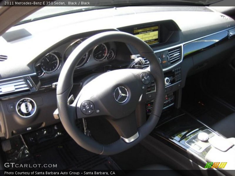 Black / Black 2011 Mercedes-Benz E 350 Sedan