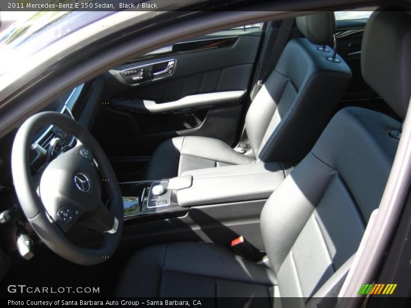 Black / Black 2011 Mercedes-Benz E 350 Sedan