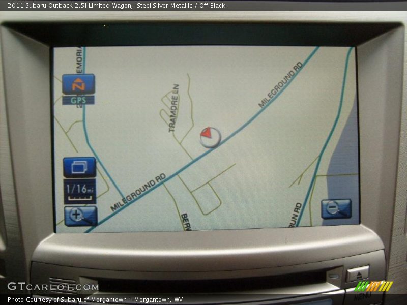 Navigation of 2011 Outback 2.5i Limited Wagon