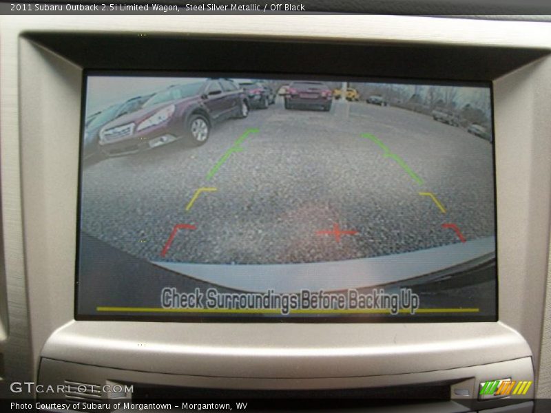 Steel Silver Metallic / Off Black 2011 Subaru Outback 2.5i Limited Wagon