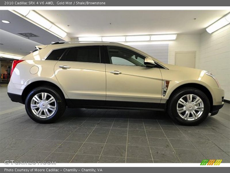 Gold Mist / Shale/Brownstone 2010 Cadillac SRX 4 V6 AWD