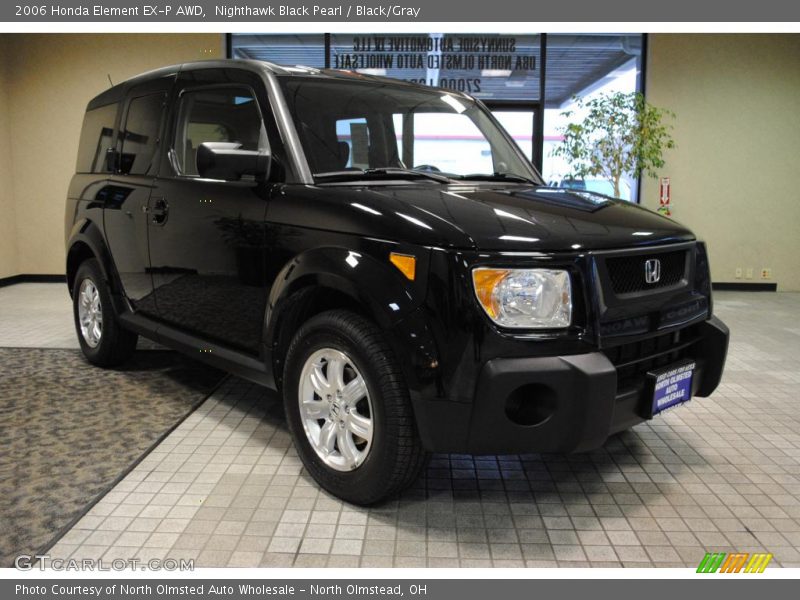 Nighthawk Black Pearl / Black/Gray 2006 Honda Element EX-P AWD