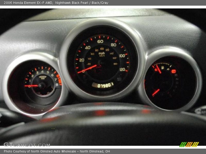 Nighthawk Black Pearl / Black/Gray 2006 Honda Element EX-P AWD