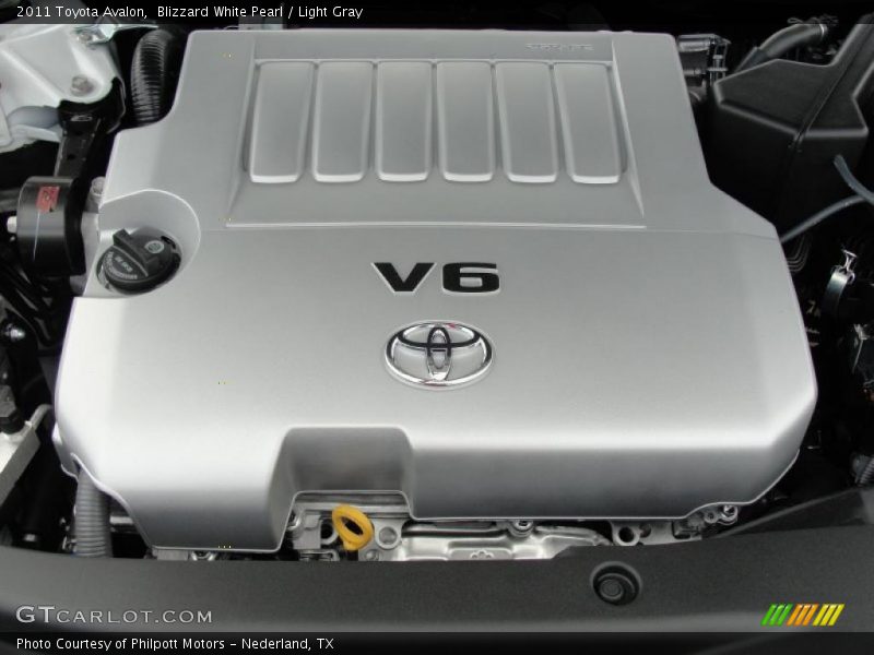 Blizzard White Pearl / Light Gray 2011 Toyota Avalon