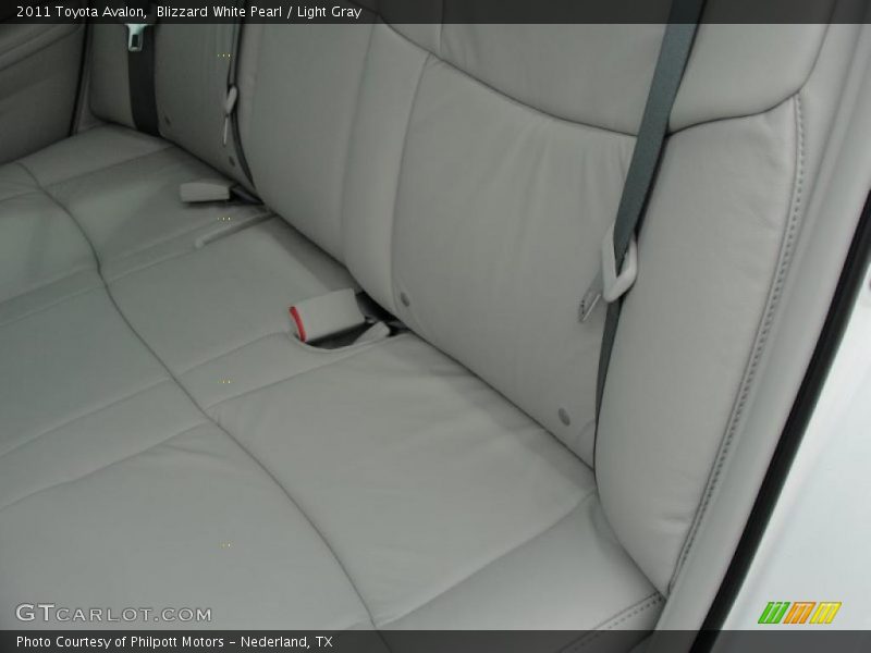 Blizzard White Pearl / Light Gray 2011 Toyota Avalon