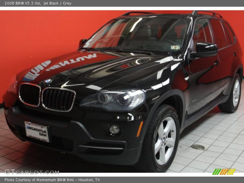 Jet Black / Grey 2008 BMW X5 3.0si
