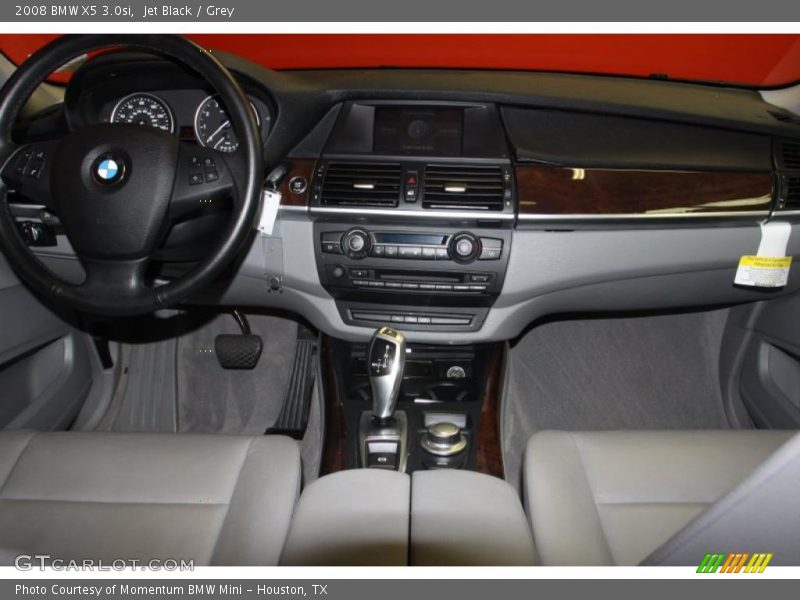Jet Black / Grey 2008 BMW X5 3.0si