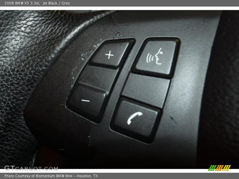Jet Black / Grey 2008 BMW X5 3.0si