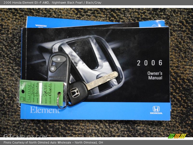 Nighthawk Black Pearl / Black/Gray 2006 Honda Element EX-P AWD