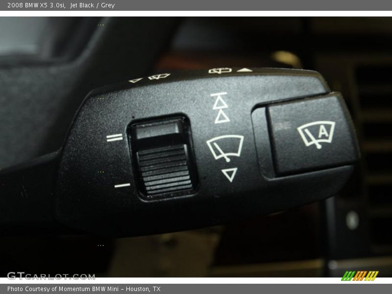 Jet Black / Grey 2008 BMW X5 3.0si