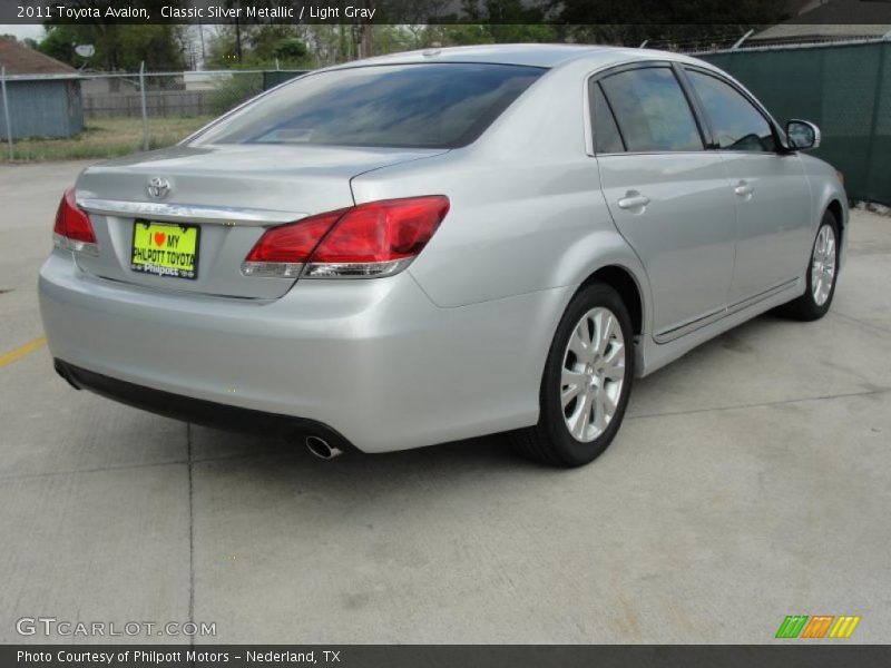 Classic Silver Metallic / Light Gray 2011 Toyota Avalon