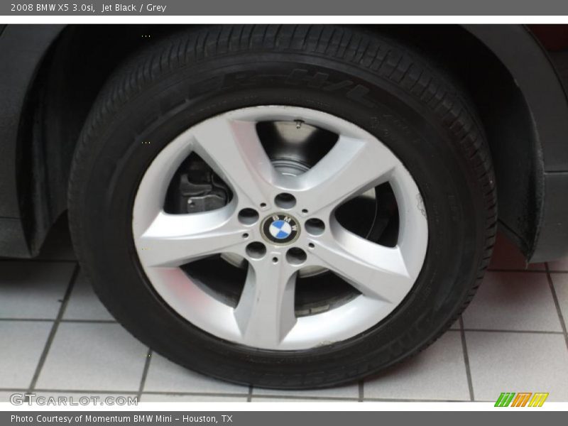 Jet Black / Grey 2008 BMW X5 3.0si