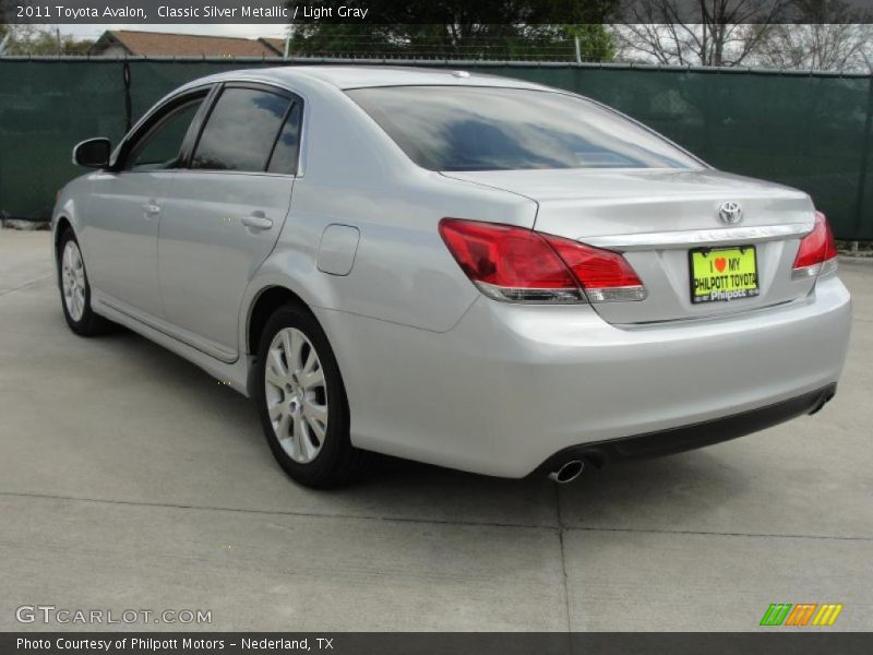 Classic Silver Metallic / Light Gray 2011 Toyota Avalon