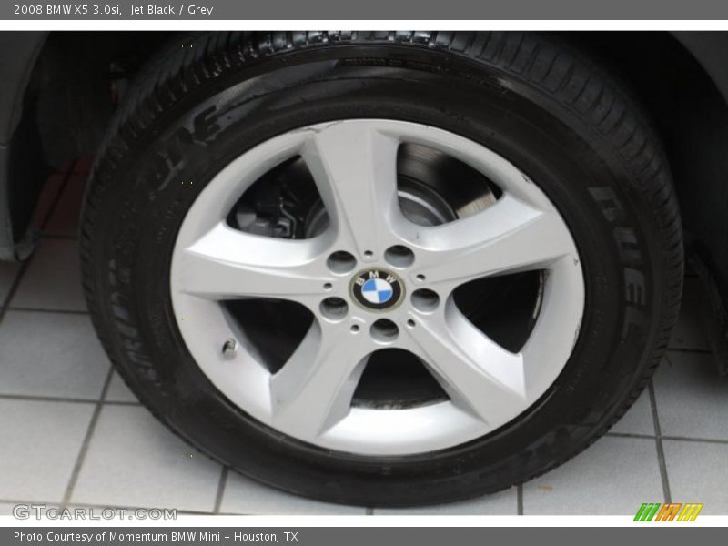 Jet Black / Grey 2008 BMW X5 3.0si