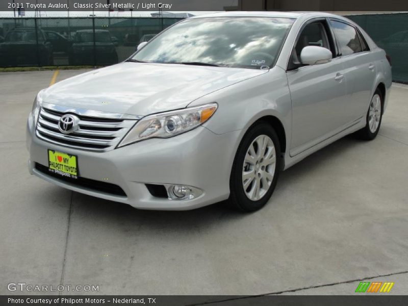 Classic Silver Metallic / Light Gray 2011 Toyota Avalon