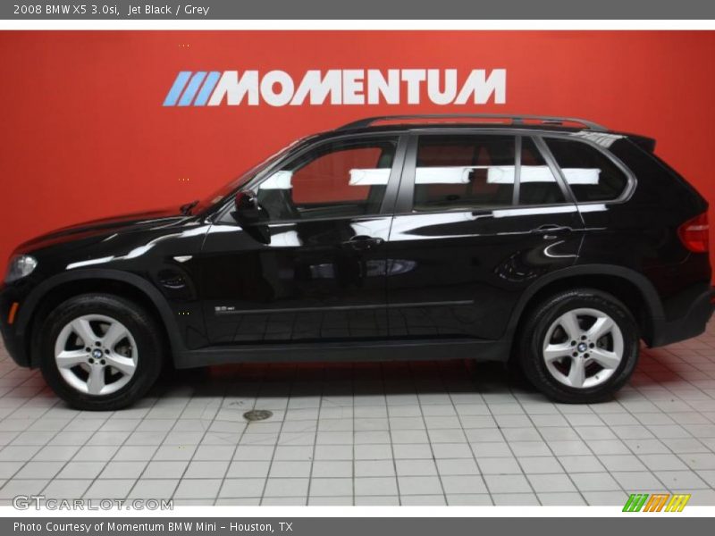 Jet Black / Grey 2008 BMW X5 3.0si