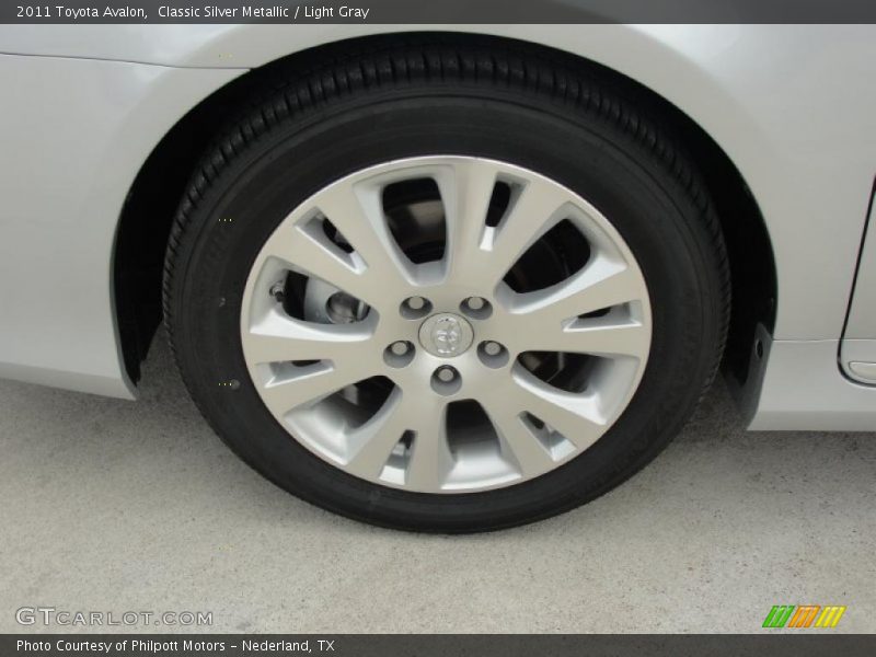 Classic Silver Metallic / Light Gray 2011 Toyota Avalon