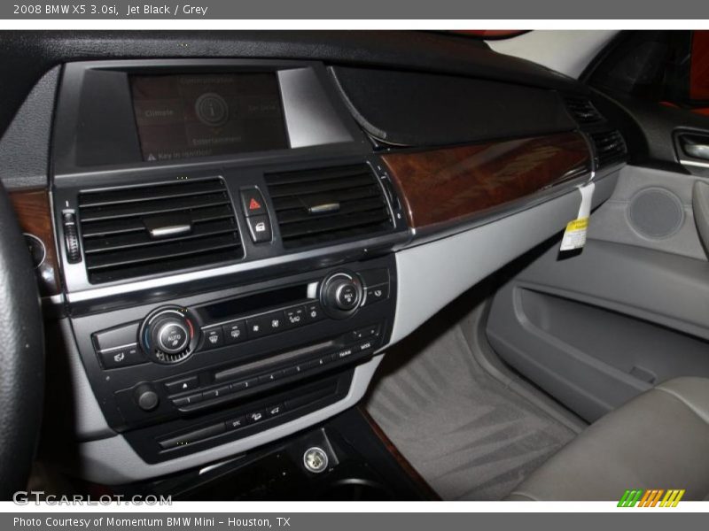 Jet Black / Grey 2008 BMW X5 3.0si