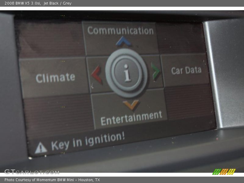 Jet Black / Grey 2008 BMW X5 3.0si