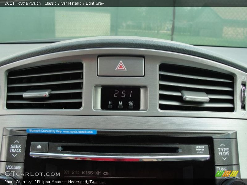 Classic Silver Metallic / Light Gray 2011 Toyota Avalon