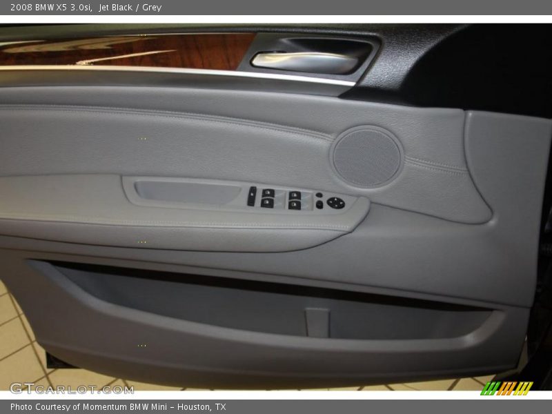 Jet Black / Grey 2008 BMW X5 3.0si