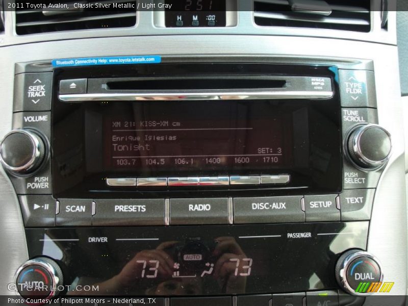 Classic Silver Metallic / Light Gray 2011 Toyota Avalon