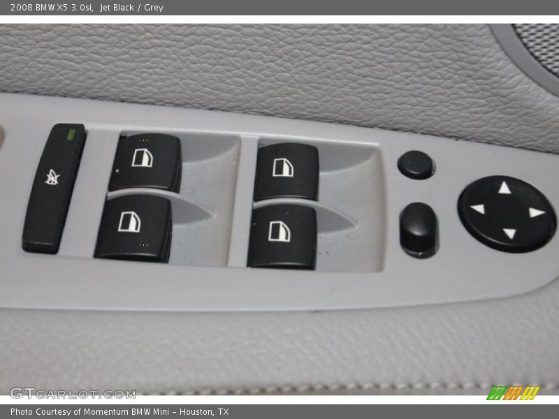 Jet Black / Grey 2008 BMW X5 3.0si