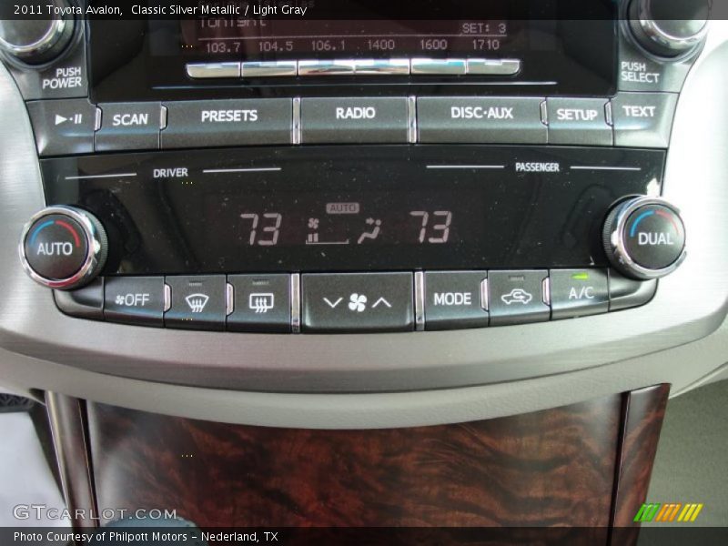 Classic Silver Metallic / Light Gray 2011 Toyota Avalon