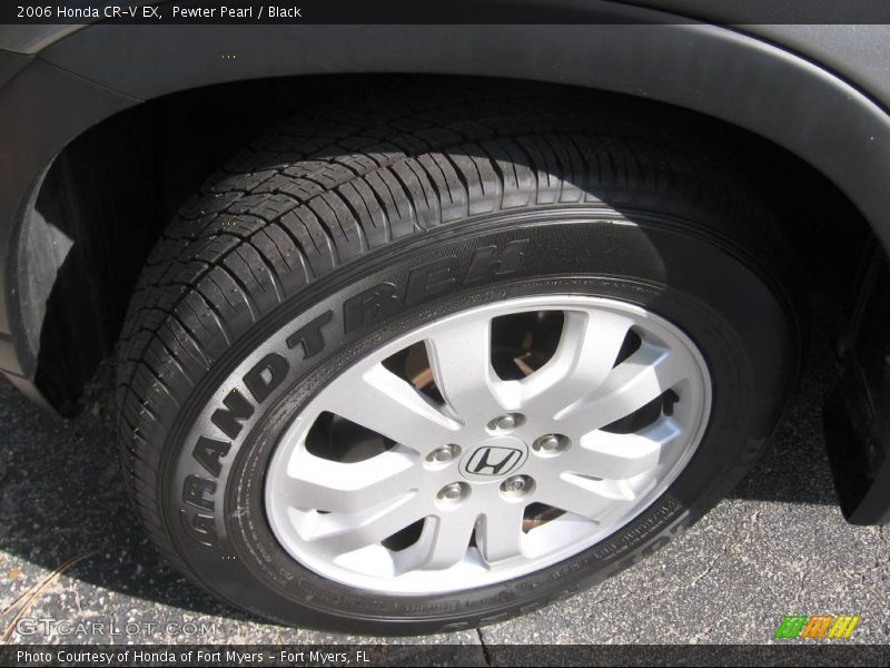 Pewter Pearl / Black 2006 Honda CR-V EX