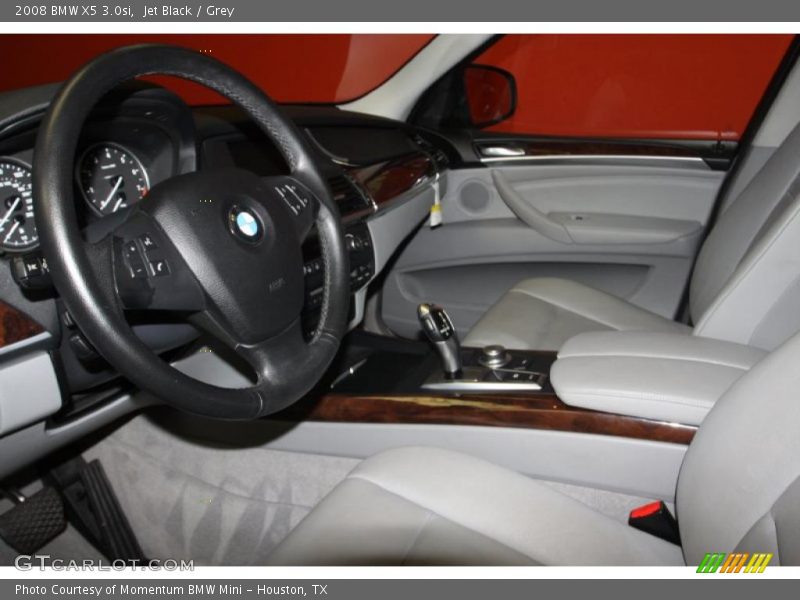 Jet Black / Grey 2008 BMW X5 3.0si