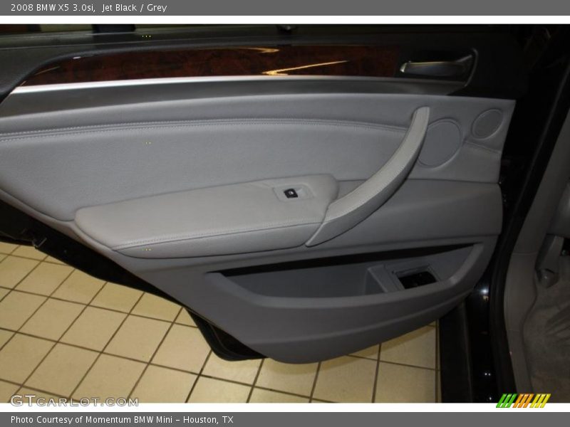 Jet Black / Grey 2008 BMW X5 3.0si