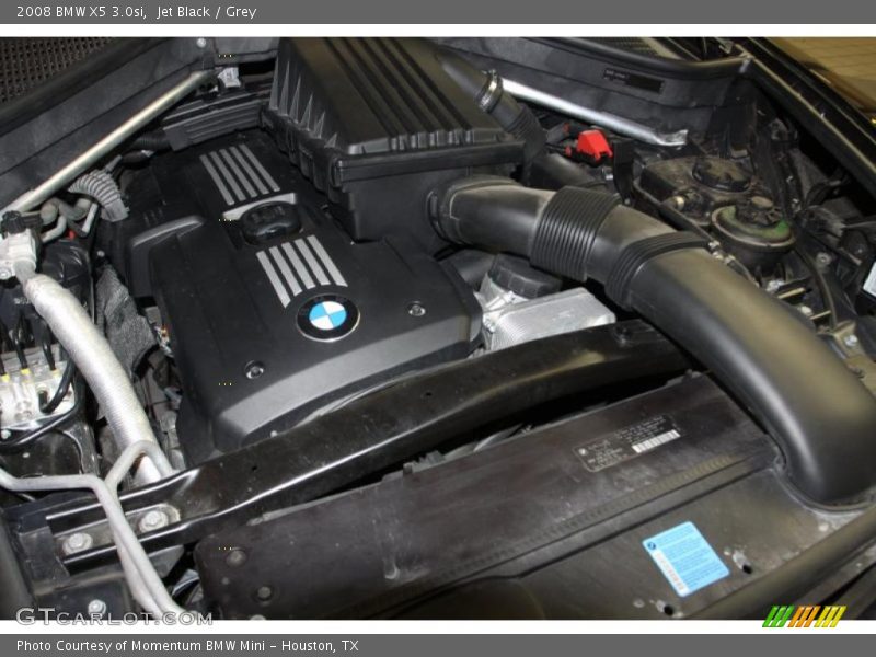 Jet Black / Grey 2008 BMW X5 3.0si