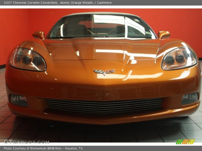 Atomic Orange Metallic / Cashmere 2007 Chevrolet Corvette Convertible