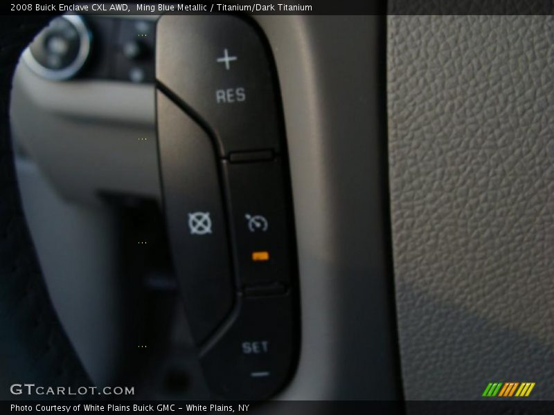 Ming Blue Metallic / Titanium/Dark Titanium 2008 Buick Enclave CXL AWD