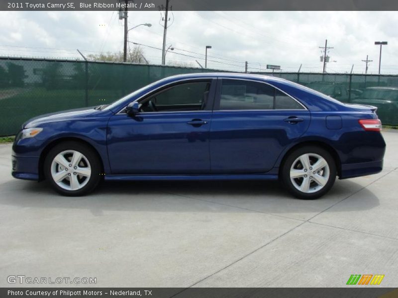 Blue Ribbon Metallic / Ash 2011 Toyota Camry SE